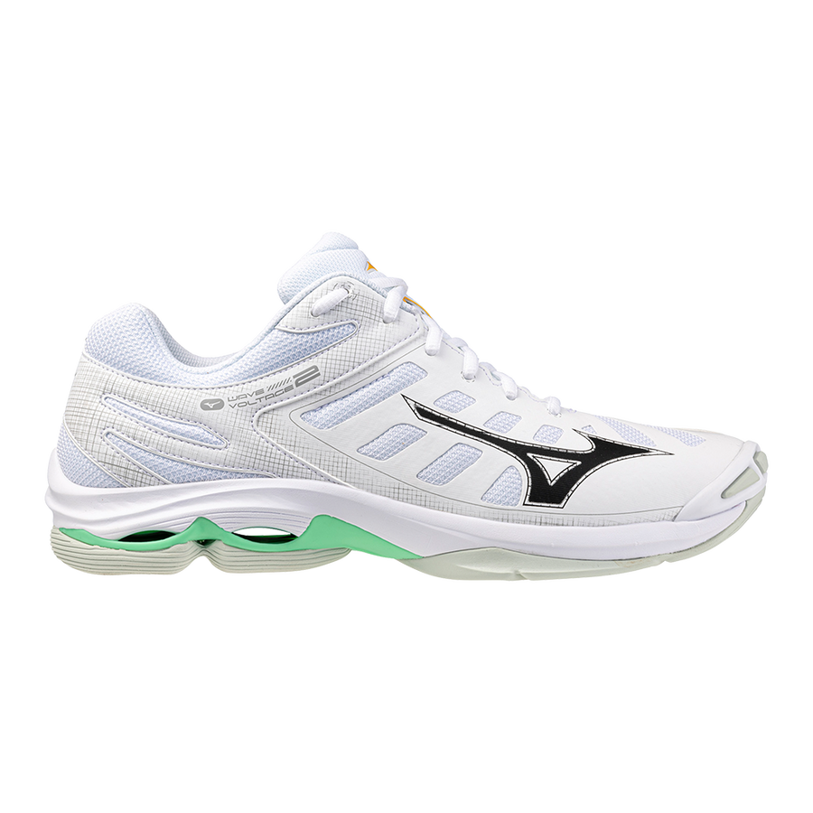 Mizuno WAVE VOLTAGE 2 White/Black/Frozen Emerald